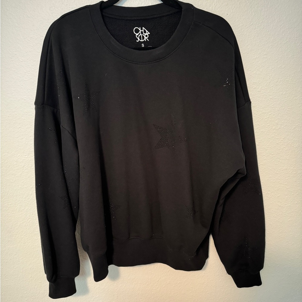 Chaser sweatshirt with sequin detail